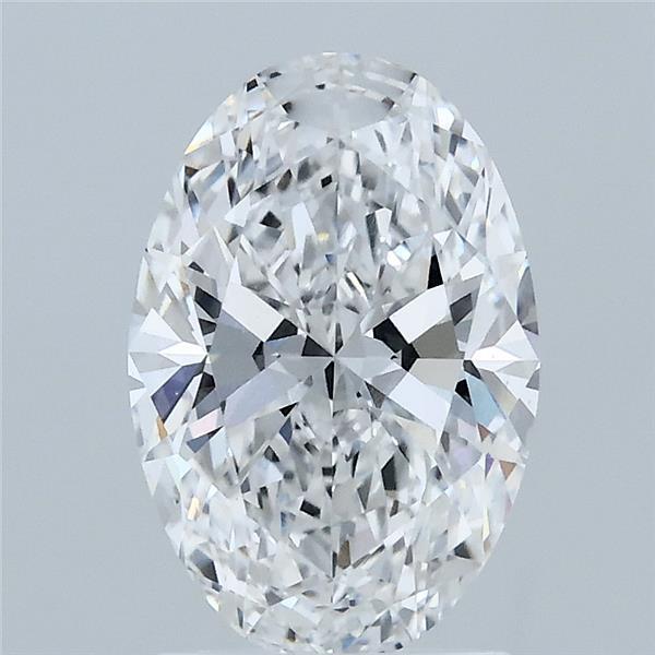 1.83ct Oval D VVS2 Lab Created Diamond