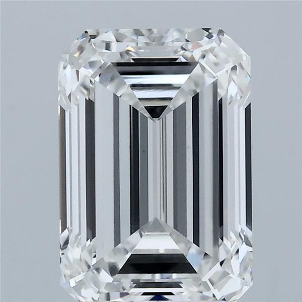 3ct Emerald E VVS2 Lab Created Diamond