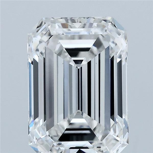 3.56ct Emerald F VS1 Lab Created Diamond
