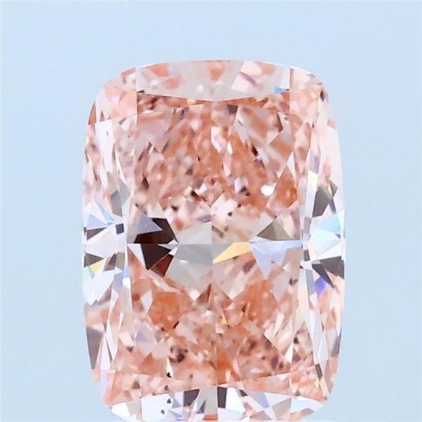 1.5ct Cushion FANCY VIVID PINK VS2 Lab Created Diamond