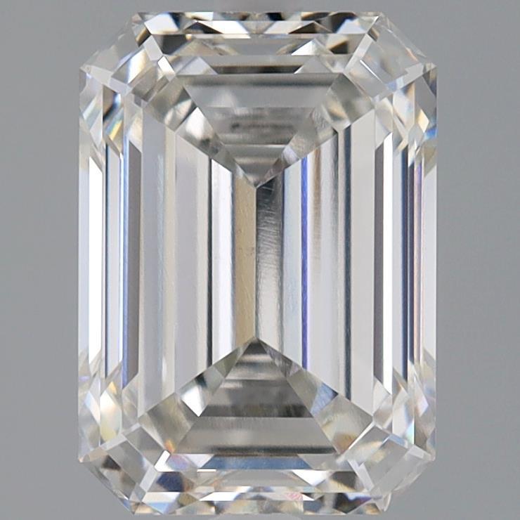 3.09ct Emerald G VVS2 Lab Created Diamond