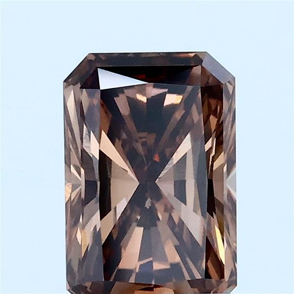 1.05ct Radiant FANCY BROWN VS1 Lab Created Diamond