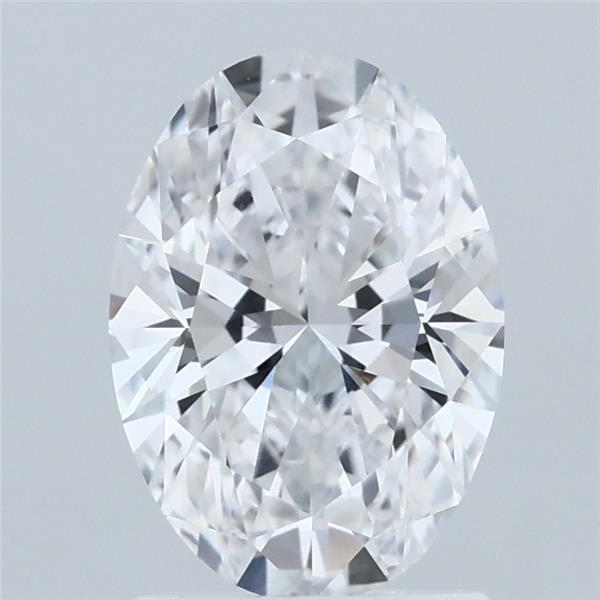 1.6ct Oval D VVS2 Lab Created Diamond