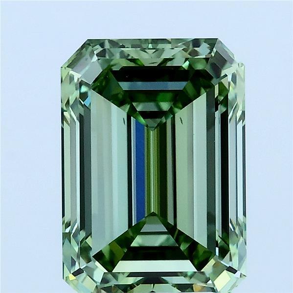 3ct Emerald FANCY VIVID GREEN VS2 Lab Created Diamond