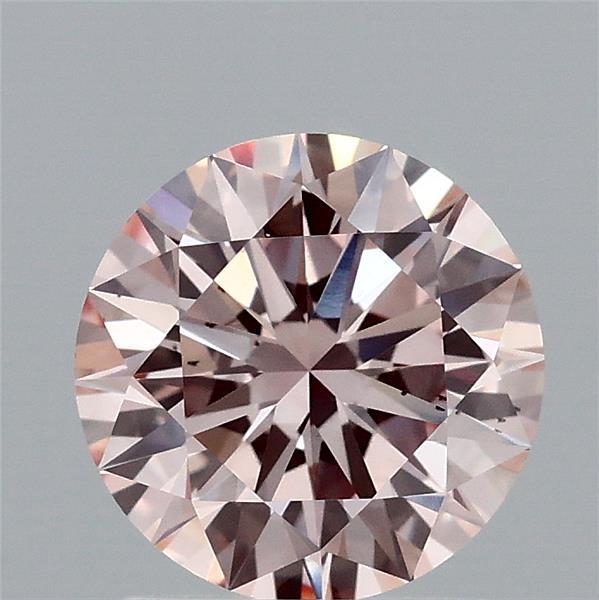 1.53ct Round FANCY INTENSE PINK VS2 Lab Created Diamond