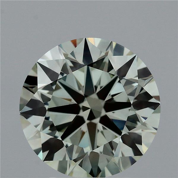 4.1ct Round FANCY GREEN VVS2 Lab Created Diamond