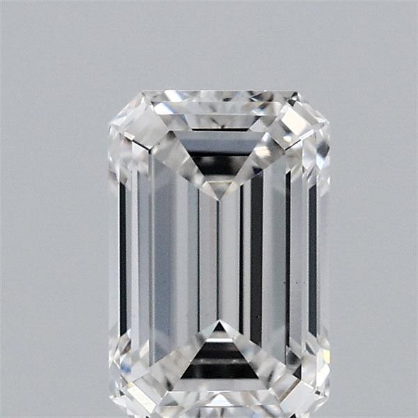 0.92ct Emerald F VS1 Lab Created Diamond