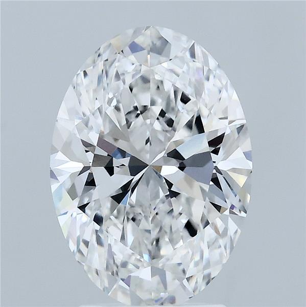 3.06ct Oval E VVS1 Lab Created Diamond