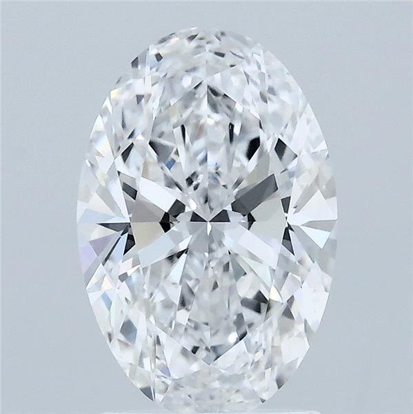 1.92ct Oval D VVS1 Lab Created Diamond