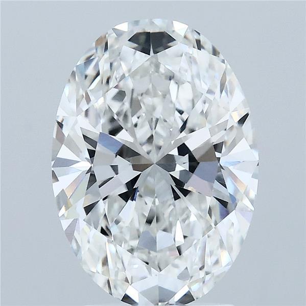 2.84ct Oval E VVS2 Lab Created Diamond