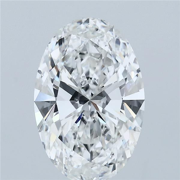 2.76ct Oval E VVS2 Lab Created Diamond