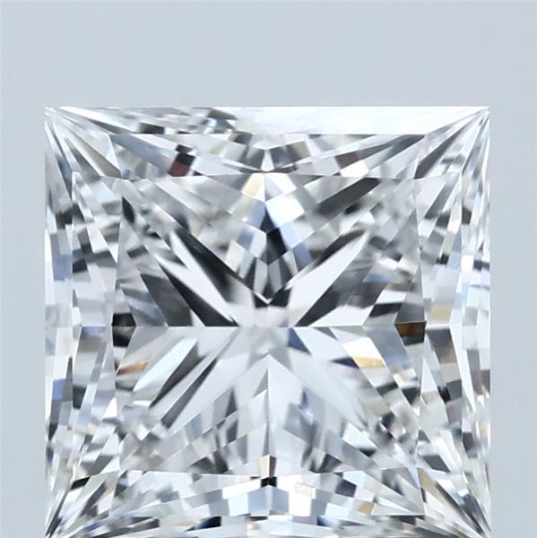 3.08ct Princess E VVS2 Lab Created Diamond