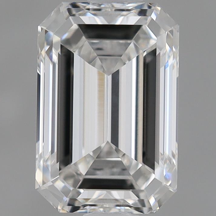 0.97ct Emerald F VVS1 Lab Created Diamond