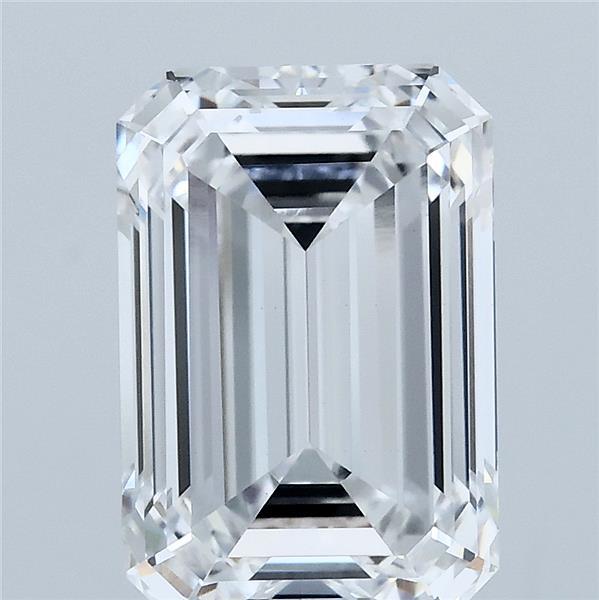 4.07ct Emerald D VVS2 Lab Created Diamond
