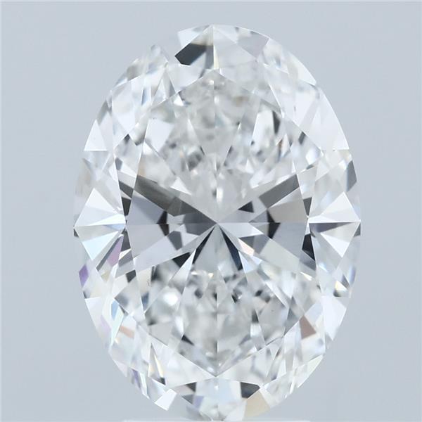 4ct Oval F VS1 Lab Created Diamond