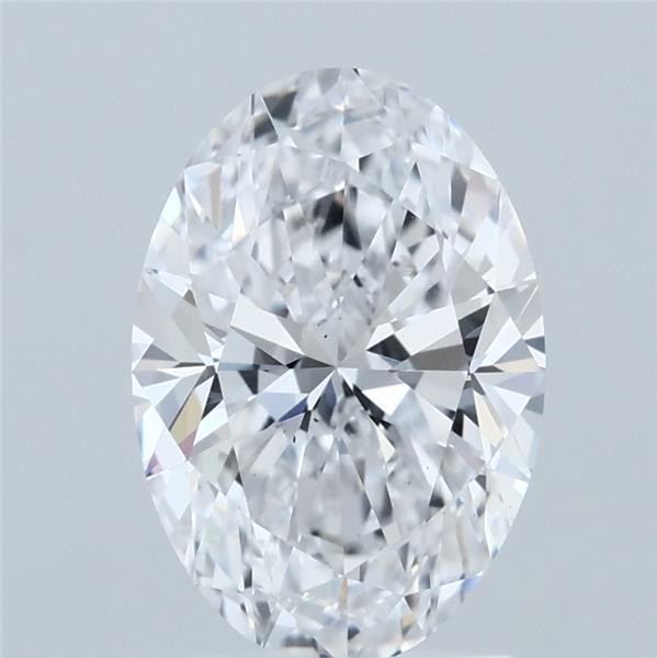 2ct Oval D VS2 Lab Created Diamond