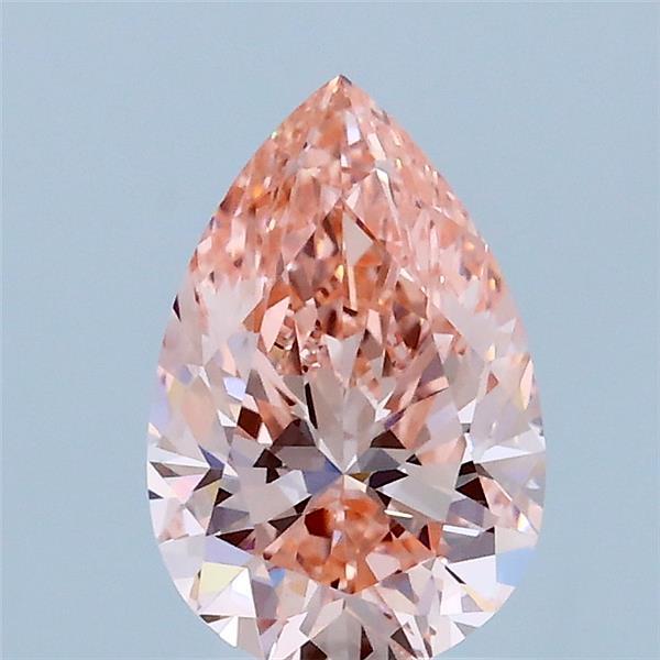 1.03ct Pear FANCY VIVID PINK VVS2 Lab Created Diamond