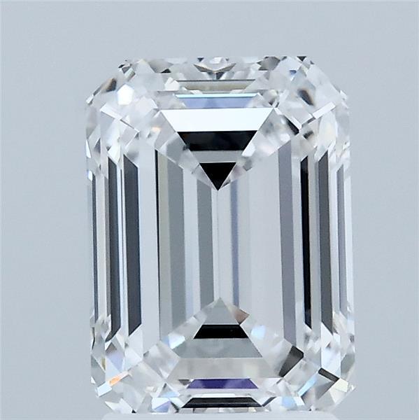 2.06ct Emerald D VVS2 Lab Created Diamond