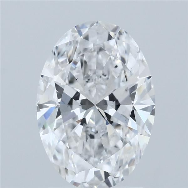 2ct Oval D VS2 Lab Created Diamond