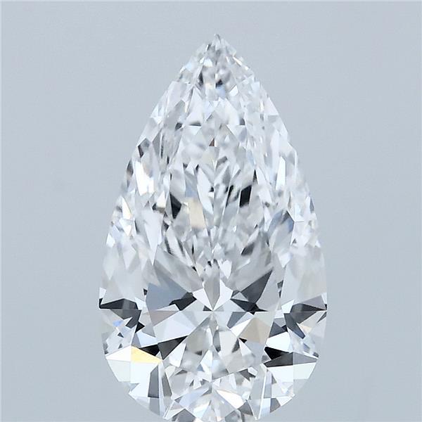 2.01ct Pear D VVS2 Lab Created Diamond