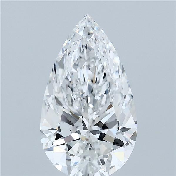 2.01ct Pear E VVS2 Lab Created Diamond