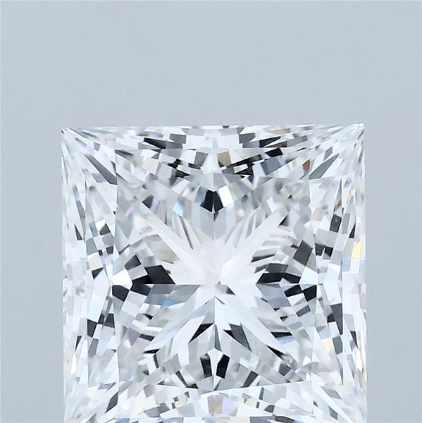 4.06ct Princess E VVS2 Lab Created Diamond