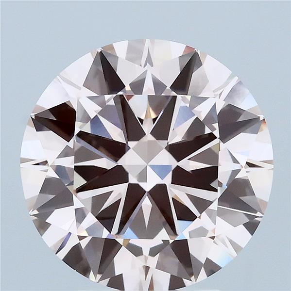 4ct Round FANCY LIGHT PINK VVS2 Lab Created Diamond