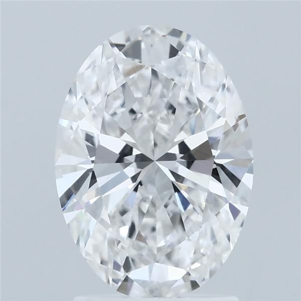 2.01ct Oval E VVS2 Lab Created Diamond