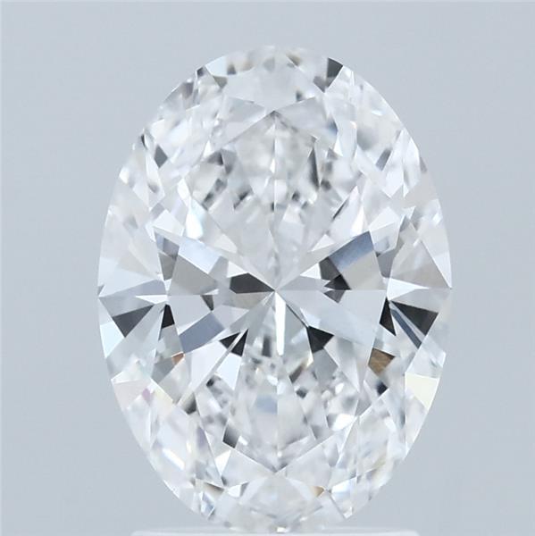 2ct Oval D VVS2 Lab Created Diamond