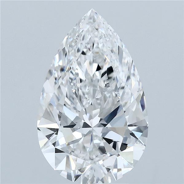 3.22ct Pear E VVS2 Lab Created Diamond