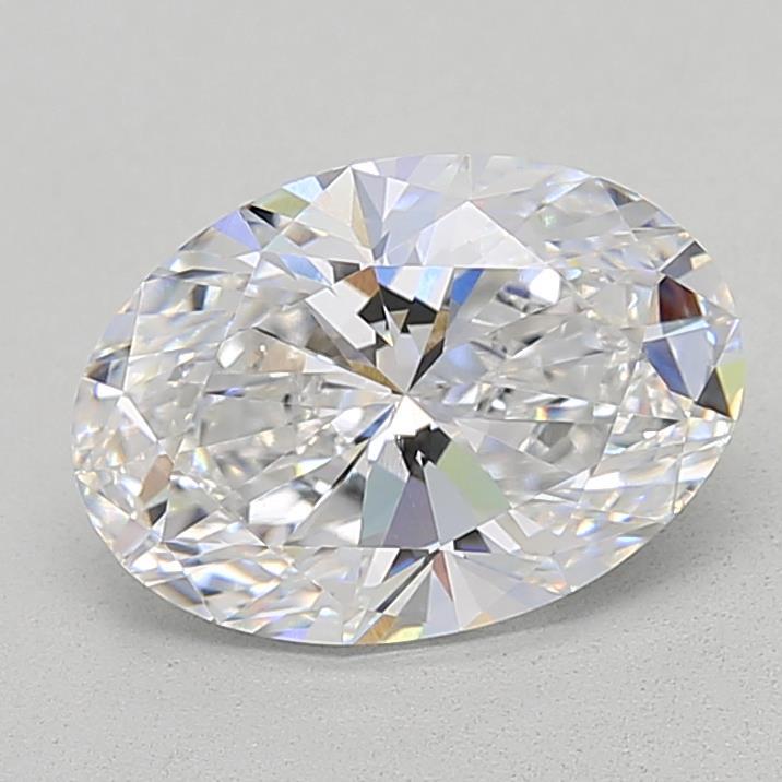 3.07ct Oval D VVS2 Lab Created Diamond