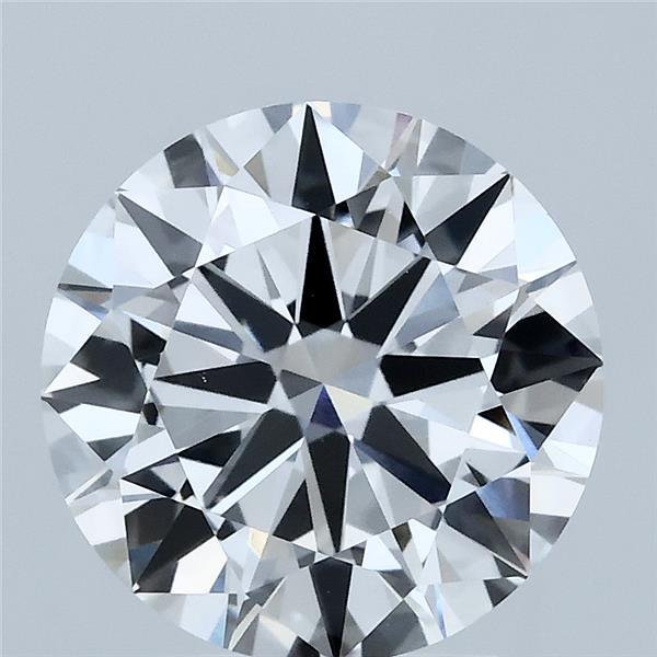 3ct Round D VVS2 Lab Created Diamond