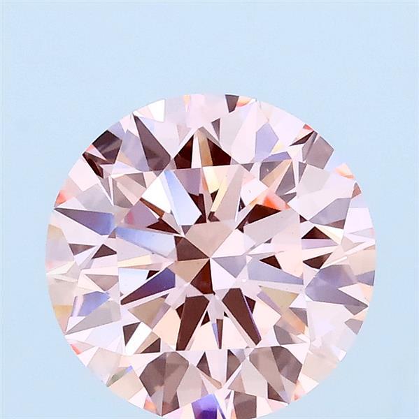 2.01ct Round FANCY INTENSE PINK VS1 Lab Created Diamond