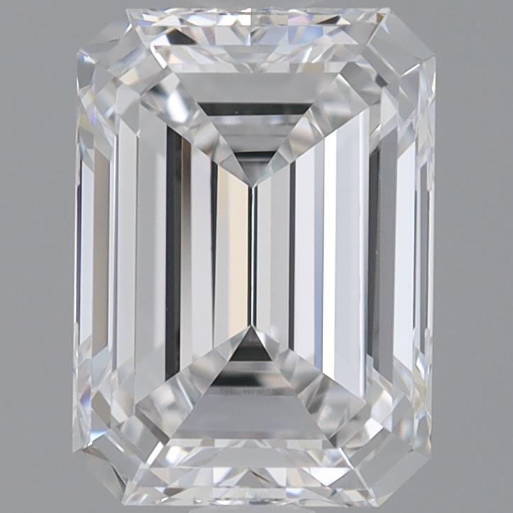 1.06ct Emerald D VVS1 Lab Created Diamond