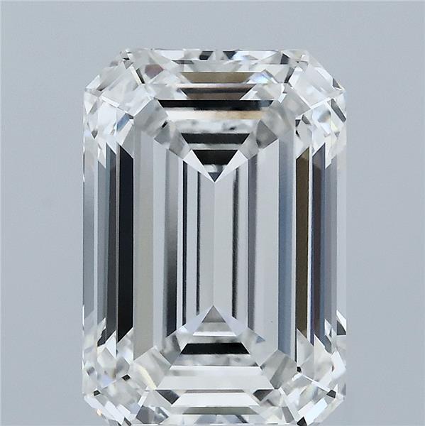 5.07ct Emerald F VVS2 Lab Created Diamond