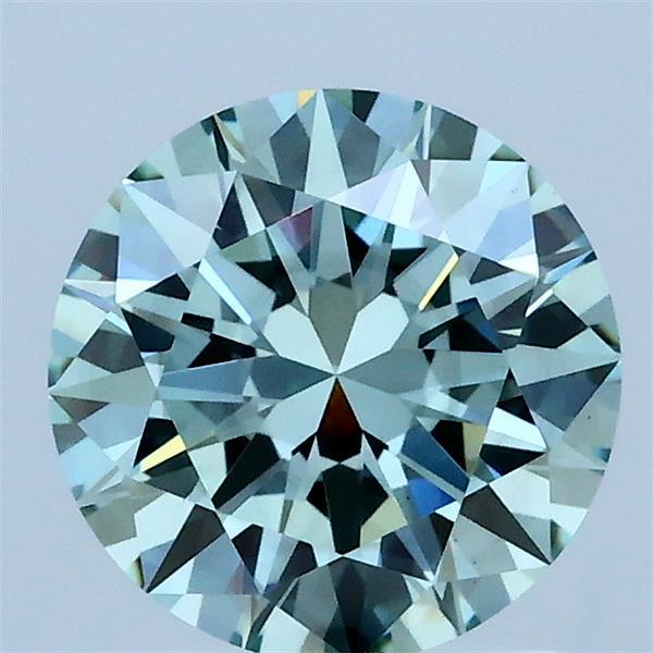 1.5ct Round FANCY INTENSE GREEN VS2 Lab Created Diamond