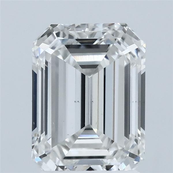2ct Emerald F VS2 Lab Created Diamond