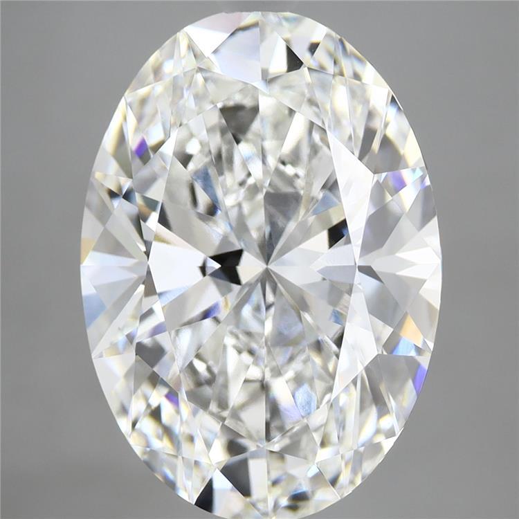 7.09ct Oval E VVS2 Lab Created Diamond