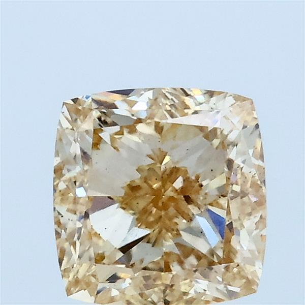 1.52ct Cushion LIGHT YELLOW VS2 Lab Created Diamond