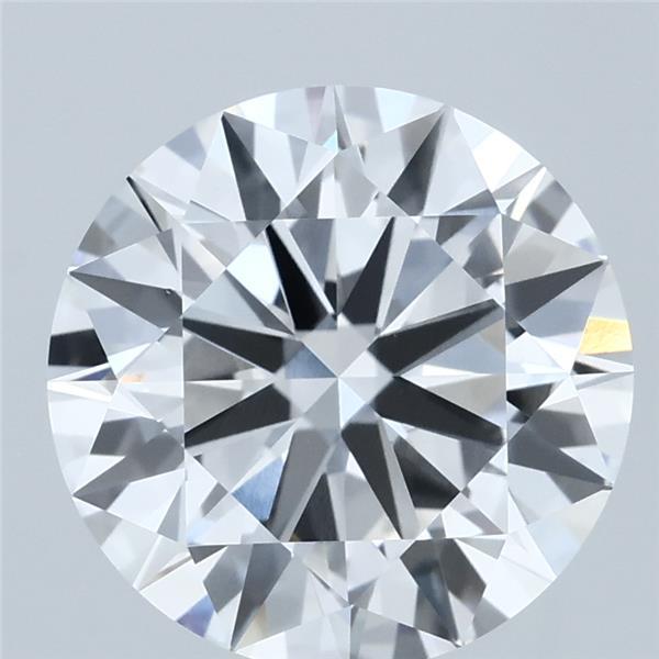 3.72ct Round D VVS2 Lab Created Diamond