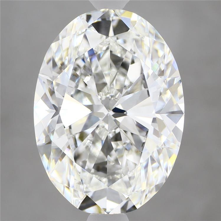 6.05ct Oval F VS1 Lab Created Diamond