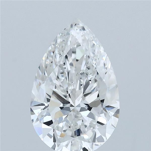 2ct Pear E VVS2 Lab Created Diamond