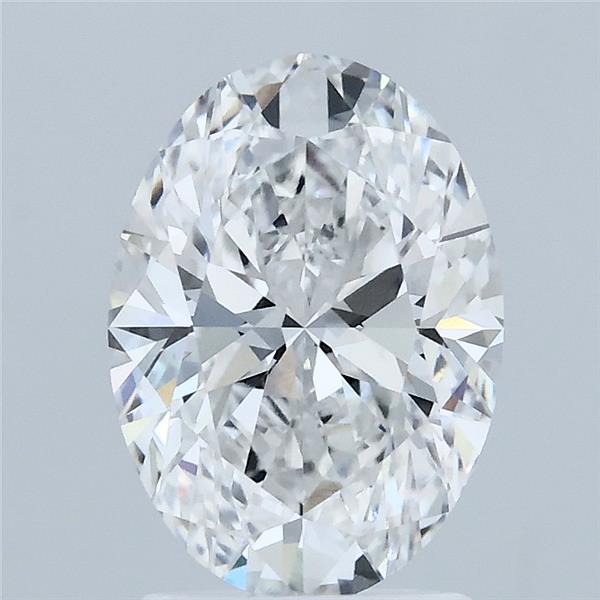 2.06ct Oval E VVS2 Lab Created Diamond