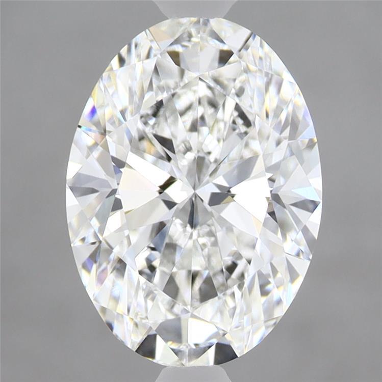 2.56ct Oval E VVS2 Lab Created Diamond