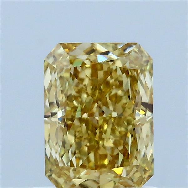 1.1ct Radiant FANCY INTENSE YELLOW VVS2 Lab Created Diamond
