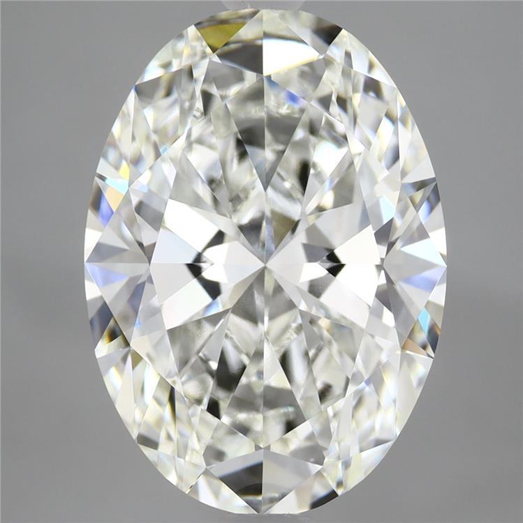 4.57ct Oval F VVS2 Lab Created Diamond