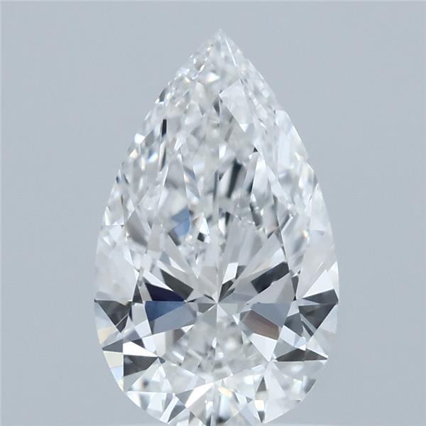 0.9ct Pear E VVS2 Lab Created Diamond