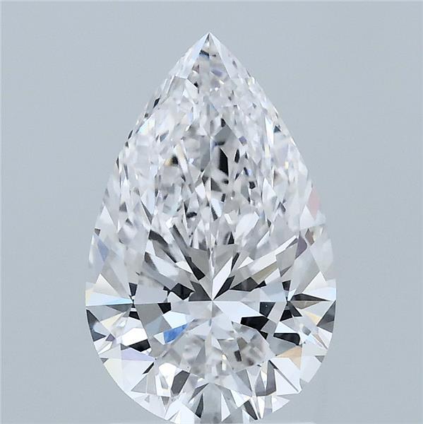 2.04ct Pear E VVS2 Lab Created Diamond