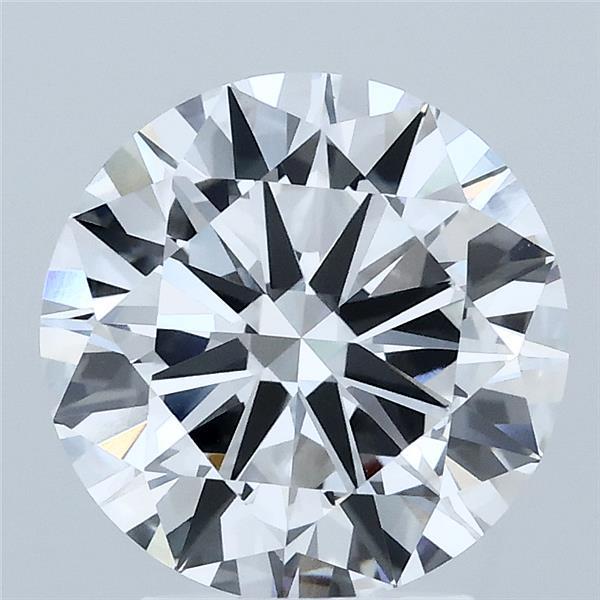 3ct Round D VVS2 Lab Created Diamond