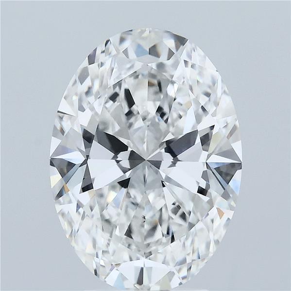 4ct Oval E VVS1 Lab Created Diamond